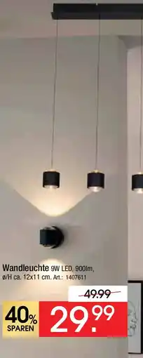 Zurbrüggen Wandleuchte 9W LED Angebot