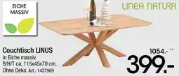 Zurbrüggen LINEA NATURA Couchtisch LINUS Angebot