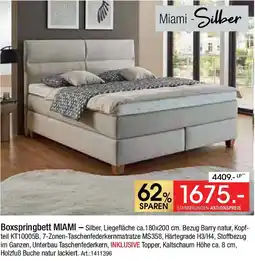 Zurbrüggen Beldomo Boxspringbett MIAMI Angebot