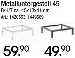 Zurbrüggen Metalluntergestell 45 Angebot