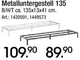 Zurbrüggen Metalluntergestell 135 Angebot