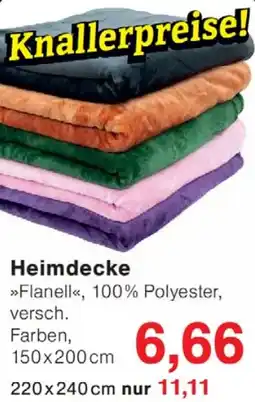 Jawoll Heimdecke Angebot
