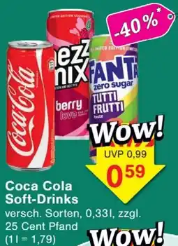 Jawoll Coca Cola Soft-Drinks Angebot