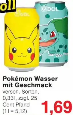Jawoll Pokémon Wasser mit Geschmack Angebot