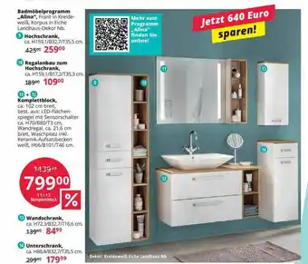 Hammer Badmöbelprogramm „alina“ Angebot