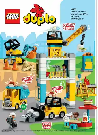 Lego 10933 Broße Baustelle Mit Licht Und Ton 2+ Jahre Angebot