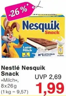 Jawoll Nestlé Nesquik Snack Angebot