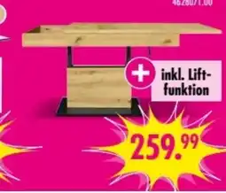 Möbel Boss Couchtisch Lift Angebot