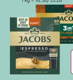 Rossmann Jacobs Kaffeesticks Classic 3in1 Angebot