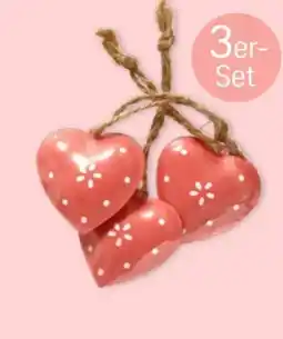 Rossmann Deko Welt Metall-Herzen Angebot