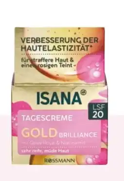 Rossmann Isana Gold Brilliance Tagescreme Angebot