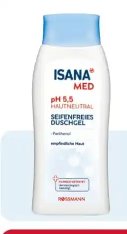 Rossmann Isana Med Seifenfreies Duschgel pH 5,5 Angebot