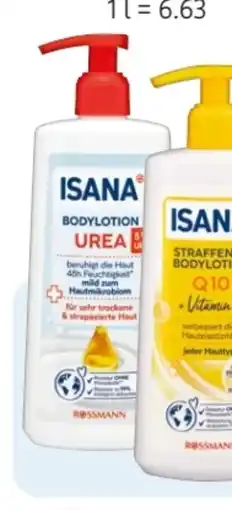 Rossmann Isana Bodylotion Angebot