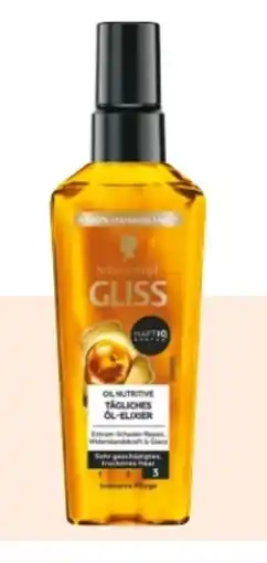 Rossmann Schwarzkopf Gliss Kur Öl-Elixier Angebot