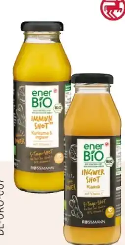 Rossmann enerBiO Immun Shot Kurkuma & Ingwer Angebot