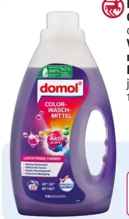 Rossmann Domol Colorwaschmittel Angebot