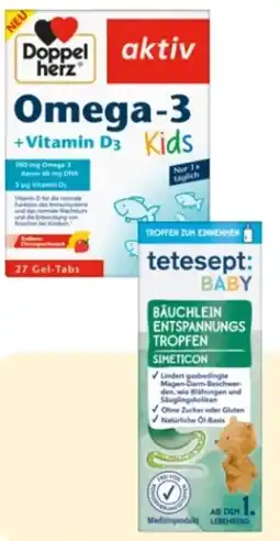 Rossmann Doppelherz Omega-3+ Vitamin D3 Kids Koutabletten Angebot