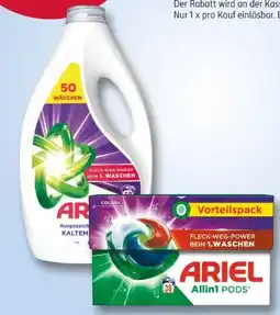 Rossmann Ariel Flüssig Waschmittel Angebot
