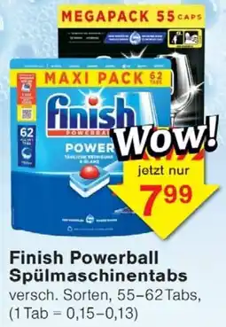 Jawoll Finish Powerball Spülmaschinentabs Angebot