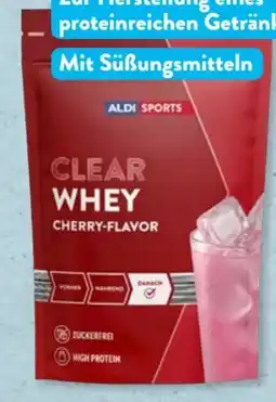 Aldi Süd Aldi Sports Clear Protein Getränkepulver Angebot