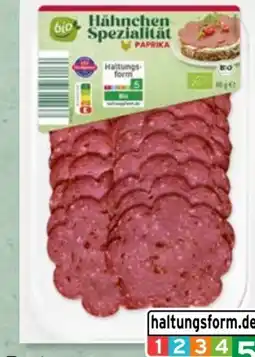 Aldi Süd Bio Smiley Bio-Hähnchen-Salami Angebot