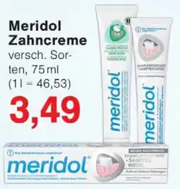 Jawoll Meridol Zahncreme Angebot