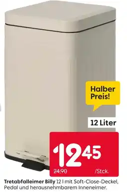 Rusta Tretabfalleimer billy Angebot