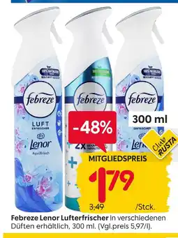 Rusta Febreze lenor lufterfrischer Angebot