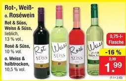 Zimmermann Rot-, weiß- o. roséwein Angebot