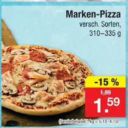 Zimmermann Marken-pizza Angebot