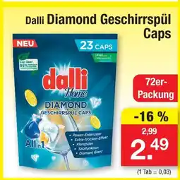 Zimmermann Dalli diamond geschirrspül caps Angebot