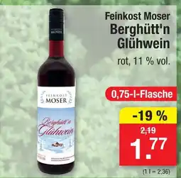 Zimmermann Feinkost moser berghütt'n glühwein Angebot
