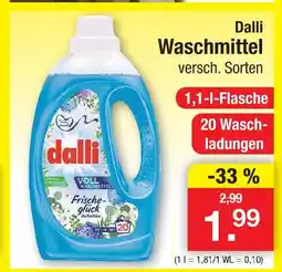 Zimmermann Dalli waschmittel Angebot