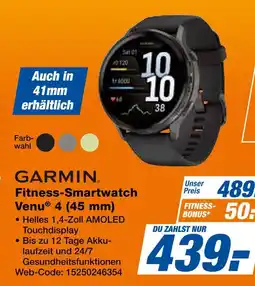 Expert Garmin fitness-smartwatch venu 4 (45 mm) Angebot