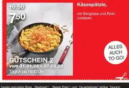 Möbelzentrum Pforzheim Käsespätzle Angebot