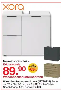 Möbelzentrum Pforzheim Xora waschbeckenunterschrank Angebot