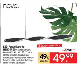 Zurbrüggen Novel led-pendelleuchte henderson Angebot
