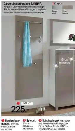 Zurbrüggen Garderobenpaneel Angebot