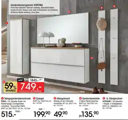 Zurbrüggen Hängegarderobenschrank links Angebot