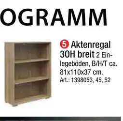 Zurbrüggen Aktenregal 30h breit Angebot