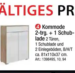 Zurbrüggen Kommode 2-trg. + 1 schublade Angebot