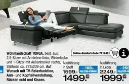 Ostermann Wohnlandschaft tonga Angebot