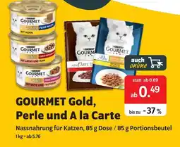 Das Futterhaus Gourmet gold perle und a la carte Angebot