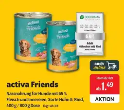 Das Futterhaus Activa friends nassnahrung für hunde Angebot