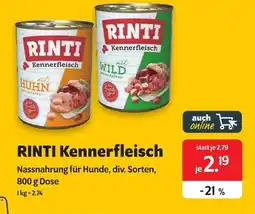 Das Futterhaus Rinti kennerfleisch Angebot