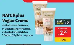 Das Futterhaus Naturplus vegan creme Angebot