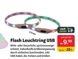 Das Futterhaus Trixie flash leuchtring usb Angebot