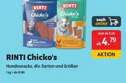 Das Futterhaus Rinti chicko's Angebot