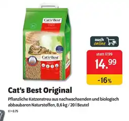Das Futterhaus Cat's best original Angebot