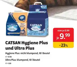 Das Futterhaus Catsan hygiene plus Angebot